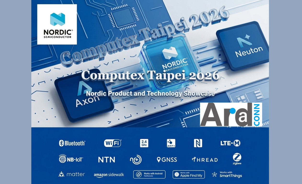 愛瑞德科技參與 COMPUTEX Taipei 2026：首度發表 nRF54LM-20A 規格並展示高效能傳輸方案